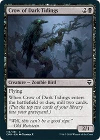 Crow of Dark Tidings [Commander Legends] | Exor Games Summserside