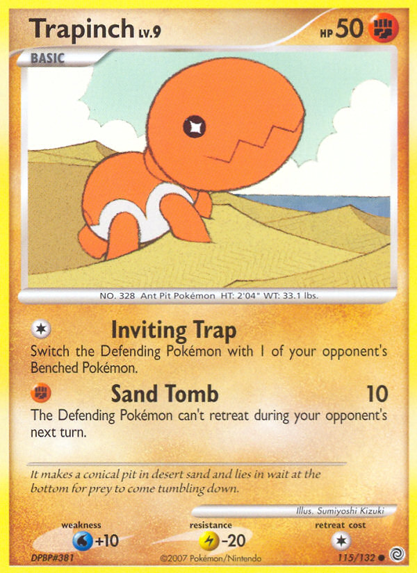 Trapinch (115/132) [Diamond & Pearl: Secret Wonders] | Exor Games Summserside