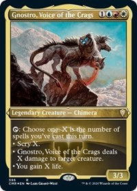 Gnostro, Voice of the Crags (Foil Etched) [Commander Legends] | Exor Games Summserside