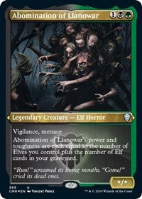 Abomination of Llanowar (Foil Etched) [Commander Legends] | Exor Games Summserside