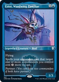 Esior Wardwing Familiar (Foil Etched) [Commander Legends] | Exor Games Summserside