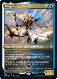 Kangee, Sky Warden (Foil Etched) [Commander Legends] | Exor Games Summserside