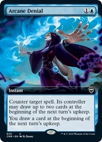 Arcane Denial (Extended Art) [Commander Legends] | Exor Games Summserside