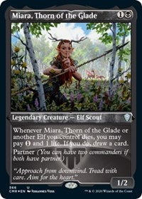 Miara, Thorn of the Glade (Foil Etched) [Commander Legends] | Exor Games Summserside