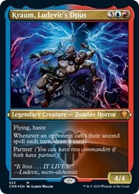 Kraum, Ludevic's Opus (Foil Etched) [Commander Legends] | Exor Games Summserside