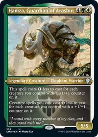 Hamza, Guardian of Arashin (Foil Etched) [Commander Legends] | Exor Games Summserside