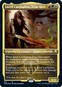 Jared Carthalion, True Heir (Foil Etched) [Commander Legends] | Exor Games Summserside