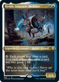 Kwain, Itinerant Meddler (Foil Etched) [Commander Legends] | Exor Games Summserside