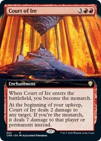 Court of Ire (Extended Art) [Commander Legends] | Exor Games Summserside