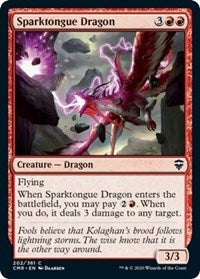 Sparktongue Dragon [Commander Legends] | Exor Games Summserside