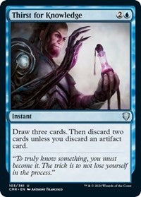 Thirst for Knowledge [Commander Legends] | Exor Games Summserside