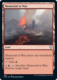 Memorial to War [Commander Legends] | Exor Games Summserside