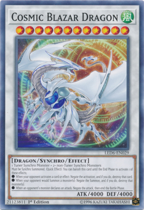 Cosmic Blazar Dragon [LED6-EN029] Common | Exor Games Summserside