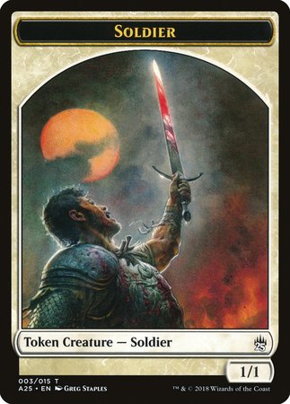 Soldier Token (003) [Masters 25 Tokens] | Exor Games Summserside