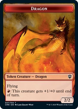 Dragon // Soldier Double-sided Token [Commander Legends] | Exor Games Summserside