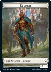 Soldier // Zombie Double-sided Token [Commander Legends] | Exor Games Summserside