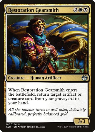 Restoration Gearsmith [Kaladesh] | Exor Games Summserside