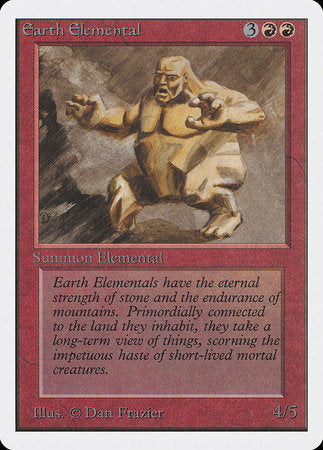 Earth Elemental [Unlimited Edition] | Exor Games Summserside