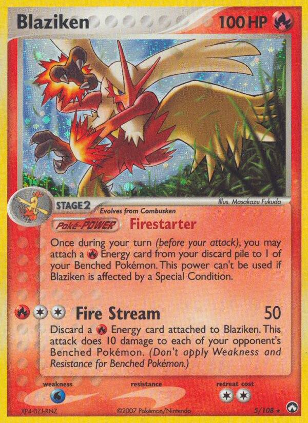 Blaziken (5/108) [EX: Power Keepers] | Exor Games Summserside