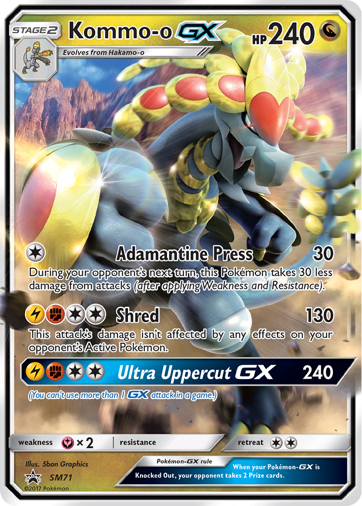 Kommo-o GX (SM71) [Sun & Moon: Black Star Promos] | Exor Games Summserside