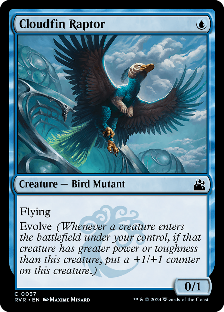 Cloudfin Raptor [Ravnica Remastered] | Exor Games Summserside