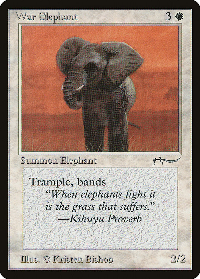 War Elephant (Light Mana Cost) [Arabian Nights] | Exor Games Summserside