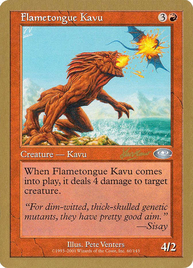 Flametongue Kavu (Sim Han How) [World Championship Decks 2002] | Exor Games Summserside