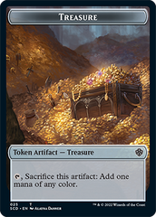 Treasure // Treasure Double-Sided Token [Starter Commander Decks] | Exor Games Summserside