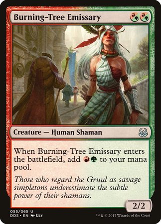 Burning-Tree Emissary [Duel Decks: Mind vs. Might] | Exor Games Summserside