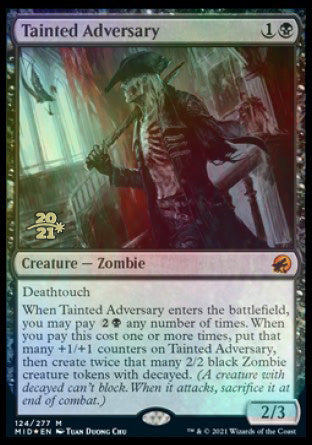 Tainted Adversary [Innistrad: Midnight Hunt Prerelease Promos] | Exor Games Summserside