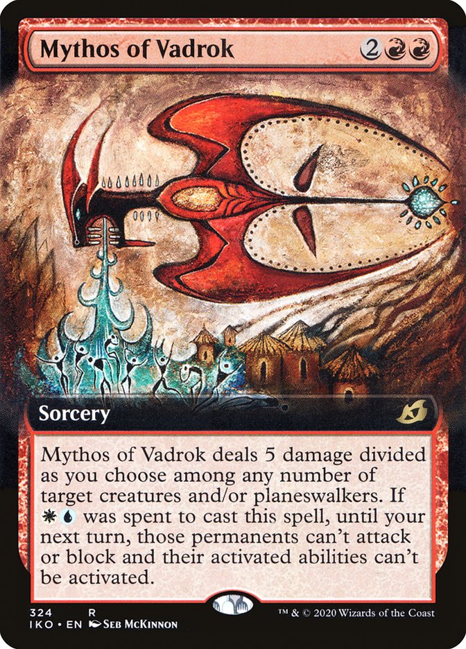 Mythos of Vadrok (Extended Art) [Ikoria: Lair of Behemoths] | Exor Games Summserside