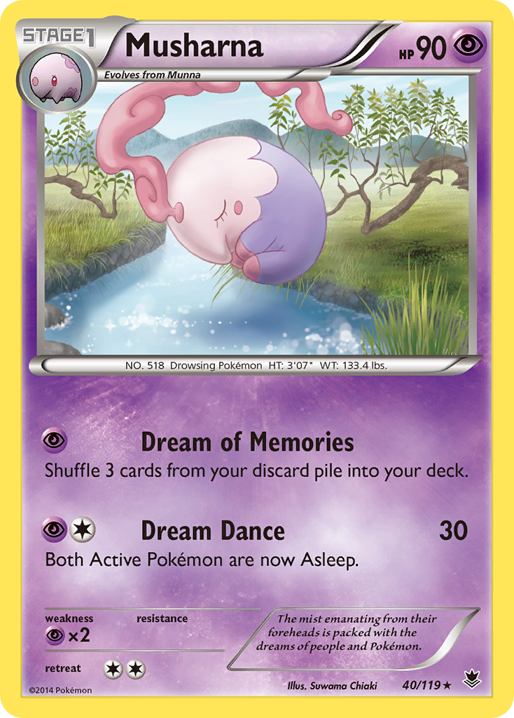 Musharna (40/119) [XY: Phantom Forces] | Exor Games Summserside