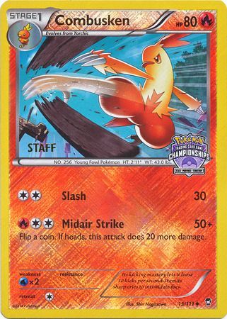 Combusken (13/111) (Championship Promo Staff) [XY: Furious Fists] | Exor Games Summserside