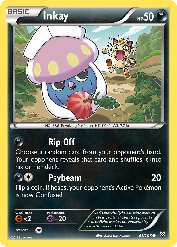 Inkay (41/108) [XY: Roaring Skies] | Exor Games Summserside