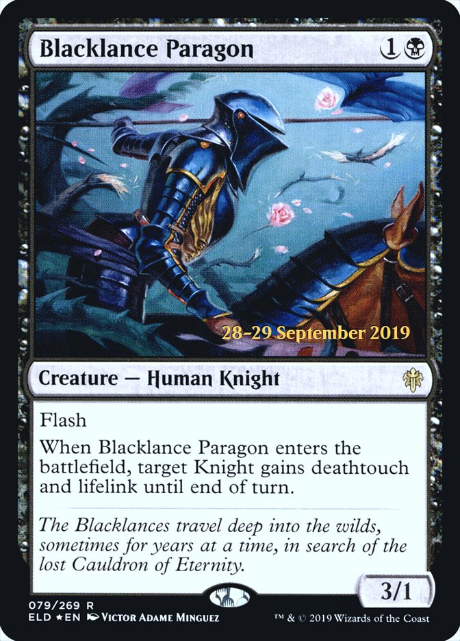 Blacklance Paragon  [Throne of Eldraine Prerelease Promos] | Exor Games Summserside