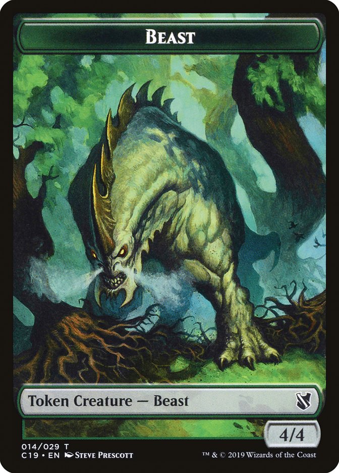 Beast (014/029) [Commander 2019 Tokens] | Exor Games Summserside