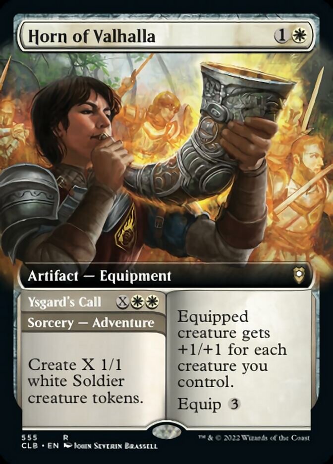 Horn of Valhalla // Ysgard's Call (Extended Art) [Commander Legends: Battle for Baldur's Gate] | Exor Games Summserside
