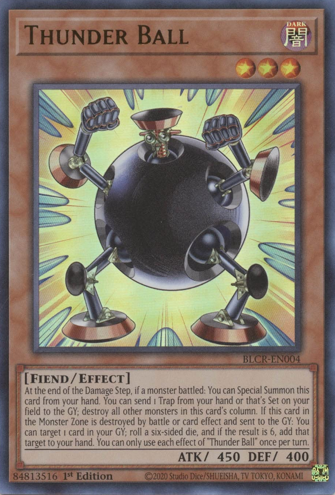 Thunder Ball [BLCR-EN004] Ultra Rare | Exor Games Summserside