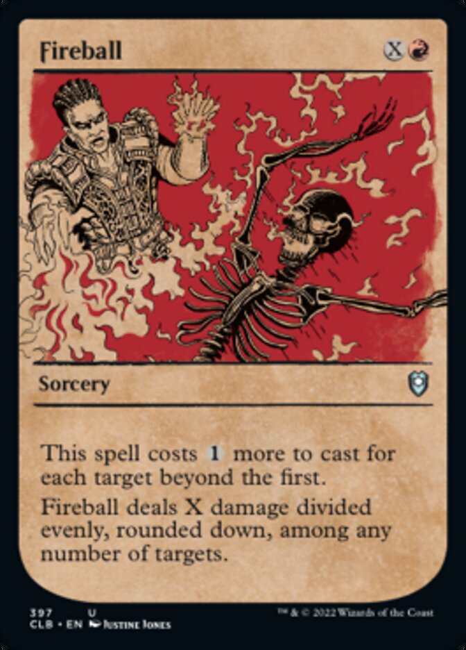 Fireball (Showcase) [Commander Legends: Battle for Baldur's Gate] | Exor Games Summserside