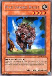 Mad Sword Beast [DB1-EN201] Rare | Exor Games Summserside