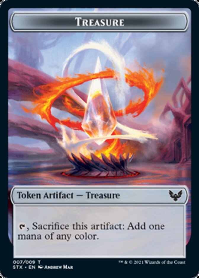 Construct (022) // Treasure Token [Commander 2021 Tokens] | Exor Games Summserside