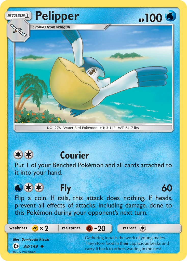 Pelipper (38/149) [Sun & Moon: Base Set] | Exor Games Summserside
