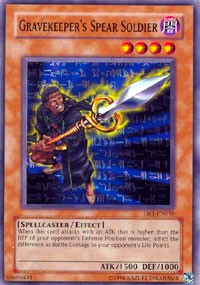 Gravekeeper's Spear Soldier [DR1-EN010] Common | Exor Games Summserside