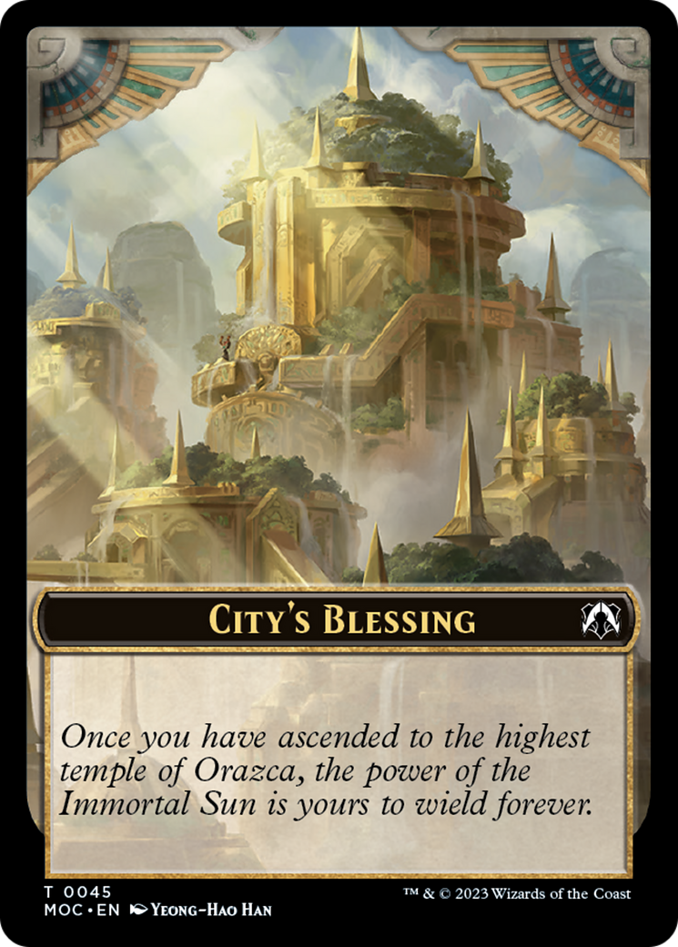 Butterfly // City's Blessing Double-Sided Token [March of the Machine Commander Tokens] | Exor Games Summserside