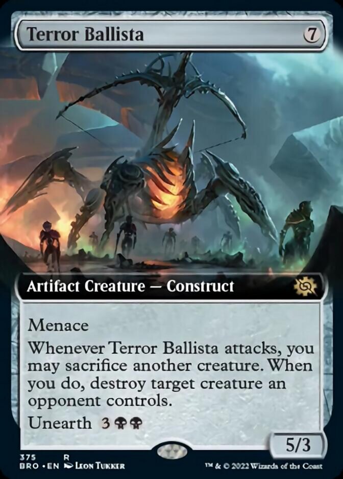 Terror Ballista (Extended Art) [The Brothers' War] | Exor Games Summserside