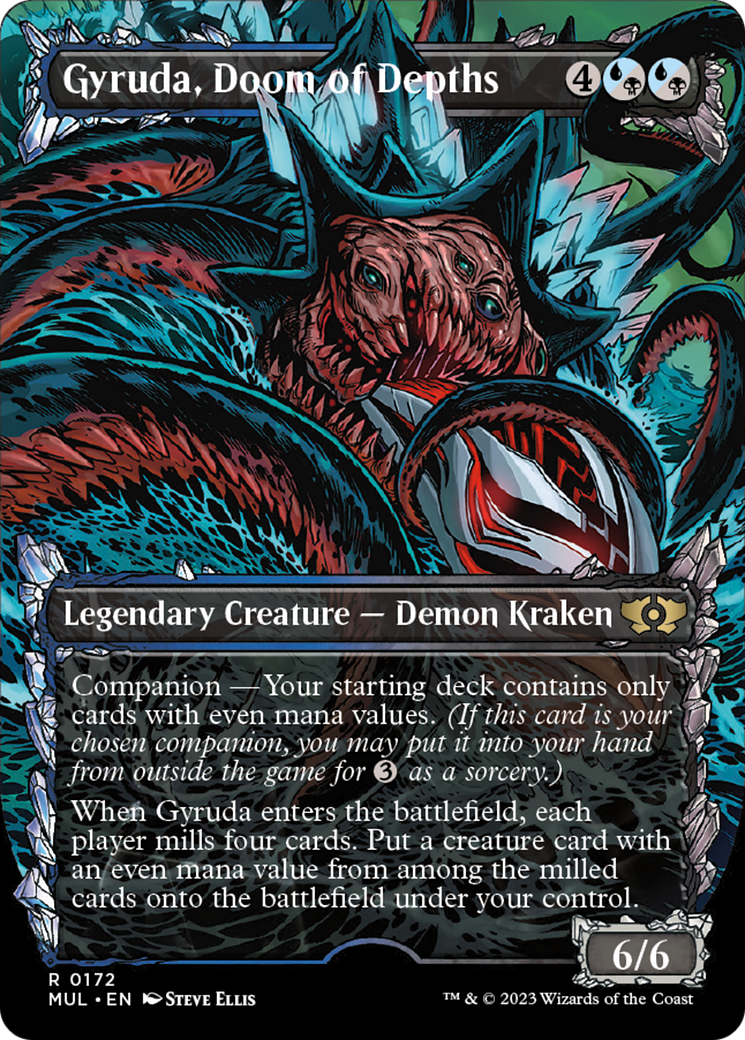 Gyruda, Doom of Depths (Halo Foil) [Multiverse Legends] | Exor Games Summserside