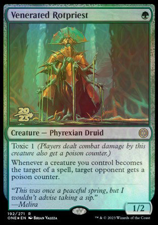 Venerated Rotpriest [Phyrexia: All Will Be One Prerelease Promos] | Exor Games Summserside