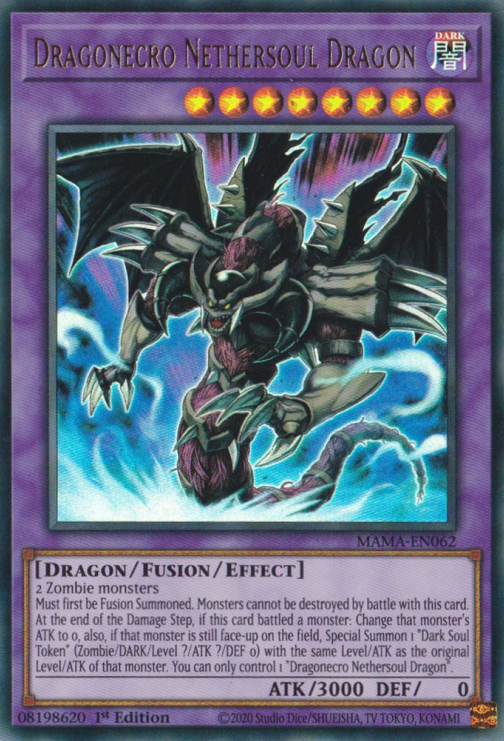 Dragonecro Nethersoul Dragon [MAMA-EN062] Ultra Rare | Exor Games Summserside