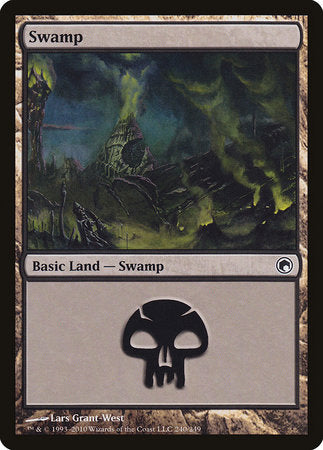 Swamp (240) [Scars of Mirrodin] | Exor Games Summserside