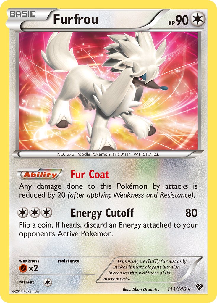 Furfrou (114/146)(Cosmos Holo) (Blister Exclusive) [XY: Base Set] | Exor Games Summserside